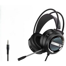 ORIGIN 耳罩式電競耳麥 有線遊戲耳機麥克風 電腦專用 USB降噪耳麥 虛擬7.1聲道, 黑色