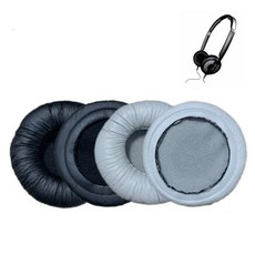 젠하이저 PX200 헤드셋 커버 PX100 이어패드 호환 쿠션 귀 패드 솜 가죽 AS, 블랙[PX200 이어패드], 1개