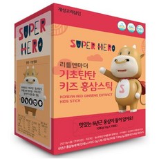 개성고려삼인 리틀앤마더 기초탄탄 키즈홍삼스틱, 1kg, 4박스