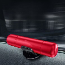 花蓮出貨 汽車破窗器，多功能車用安全錘，配備臨時停車號碼牌，車內應急逃生必備, 紅色, 1個