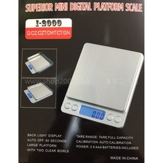 皂香 G35 電子微量秤 I-2000 Superior Mini Digital Platform Scale G/OZ/DZT/DWT/CT/GN, 1個, (500g/0.01g)黑色