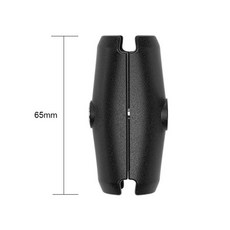 도난 방지 짧은 긴 더블 소켓 암 Gopro 카메라 자전거 오토바이 전화 홀더용 인치 볼 베이스용 65mm 95mm, 03 Antitheft 65mm