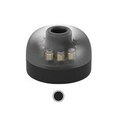 HOZO NeoStand 연필 홀더 - 교체 가능한 펜촉 및 지우개 베이스 12개 포함 네오펜슬을 위한 완벽한 액세서리 세련되고 기능적인 책상 정리대 - 컬러 펜촉, Black Nibs Stand