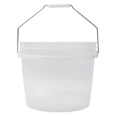 월드크린 다용도 휴대용 버킷, 7L, 반투명