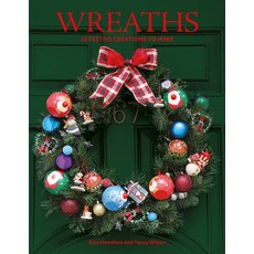 (영문도서) Wreaths: 22 Festive Creations to Make Paperback, GMC Publications, English, 9781784946593