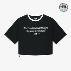 노스페이스 NT7UR37J 화이트라벨 여성 아이라 반팔 라운드티_BLACK EBS976 VTF843