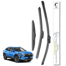 레이븐 트랙스 크로스오버 와이퍼 운전석+조수석 세트 650+400 순정타입 호환, 전면+후면 와이퍼세트, 트랙스 크로스오버 (23년~현재) 2616+12