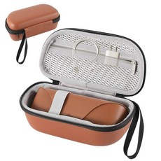 TUZTUALA 레이밴 메타 웨이페어러/스카이러/헤드라이너 충전 박스용 하드 안경 케이스 - Meta RayBan 스마트 액세서리와 호환 선글라스 여행용 브라운