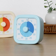 무소음 뽀모도로 학습 몰입 아날로그 수험생 타이머, 1개, 핑크