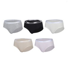 매장정품 - 푸마 PUMA BODYWEAR [패키지 ][5PACK] 여성 데일리 뉴트럴 톤 삼각팬티 PMFYIAO06 301249