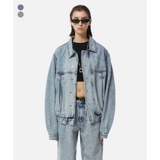 그루브라임 GROOVE RHYME DYEING WASHING DENIM JUMPER LRRSCUD111M