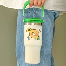 춘식이 스윙 핸들 텀블러591ml, 1개, 591L, 아이보리