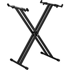 팁탯야드 더블 엑스 키보드 스탠드 휴대용 디지털 피아노 54-88 키의 전기 피아노를 위한 조절 가능한 음악, Upgrade X-shape
