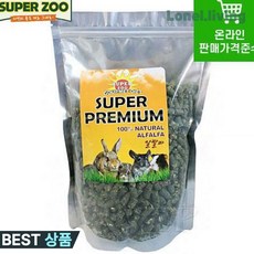 로넬리빙 슈퍼주 프리미엄 알파파 펠렛 소동물사료 900g 기니피그