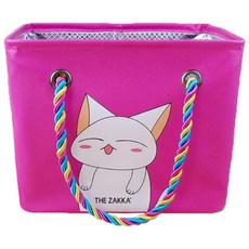 THE ZAKKA 慵懶貓咪沐浴袋, 桃紅色