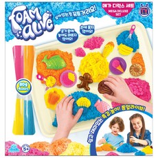 폼 얼라이브 메가 디럭스 모래놀이 세트, 혼합색상, 200g, 1개