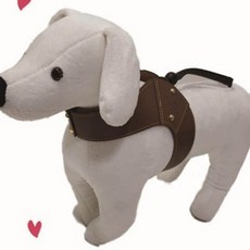 애견 가죽 하네스 갈색 L 몸통줄 산책 대형견pjy8+4rRF