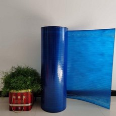 롤 폴리카보네이트 지붕판 30m 폭 1m 처마 캐노피 0.8mm 전체길이 두께 지붕재, 다크블루 0.8mm 1m 30m