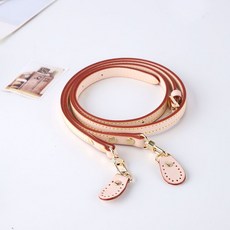 짱패브릭 천연가죽-롱크로스가방끈, 1개, 골드/스킨