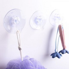 투명 흡착식 압착 후크 걸이 고리 5cm 100P DD-11272 chl69767KC