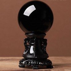 黑曜石球擺件，天然原石打磨，客廳辦公室玄關裝飾工藝品