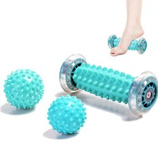 WIDE VIEW 海參足底按摩滾輪三件舒壓組(筋膜滾筒 按摩滾輪 按摩球 足底按摩)舒緩足底筋膜，釋放壓力, 1個