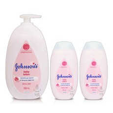 존슨즈베이비 베이비 로션 핑크 500ml + 200ml+200ml (총900ml), 1세트