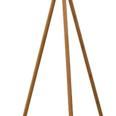 레트로 삼각대 망원경 망원경 위스키 장식품 빈티지 바 쇼룸, 1개, K. 대형 삼각 원형 봉 대나무색 프레임 램프