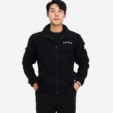 Boa Feather Embroidery ROKA Roca Fleece 黑色軍裝學生極地拉鍊