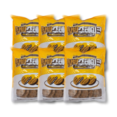 맘모스 함박 스테이크 2kg 떡갈비 배달업체, 6개