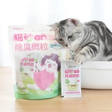 Petroyal 超凝小姐 貓砂益生菌除臭粉 1袋15包 (10g/包) 貓砂除臭 貓砂益生菌除臭微粒, 1個, 【超凝】晨曦森林10g*3包