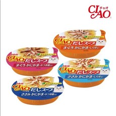 CIAO 原湯杯 貓濕糧 60g/入, 1個, 鮪魚+蟹肉棒+吻仔魚(NC-52)