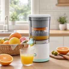 과일 착즙기 녹즙기 미니 믹서기 1PC juicer 국경 무선 휴대용 다기능 잔류 주스 분리 소형 가정용 자동 원본, 옵션01) 기타, 옵션01) white