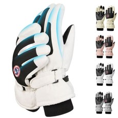 터치장갑 겨울 스키장갑 혹한기장갑 이중방수, 핑크L