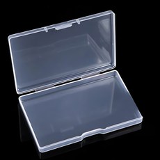 사각 액세서리 보관함 투명 명함 상자 정사각형 용기 카드 케이스 수납 함 클리어 보관, 본상품
