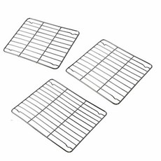 인프마켓 사각 트레이망 3종 튀김망 스텐밧드망 식힘망, 중형 델키131