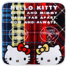平井涼子＊日本 三麗鷗 HELLO KITTY 純棉小手帕，寶寶手帕，柔軟親膚，吸水速乾