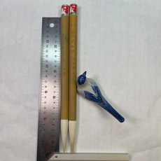 玉峰牌 二號 純羊毫聯筆 浙江湖筆 左出鋒60mm/右出鋒58mm 口徑13.7mm 全新未使用, 1個, 參考詳情頁