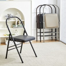 요가 체어 필라테스 벤치 기구 접이식 거북목 체형교정 스트레칭 가정용, 1개, E_후방 이중 빔 블랙 1.4 파이프 벽