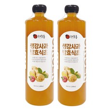 해초롱 생강사과발효식초 초모함유, 2개, 1L