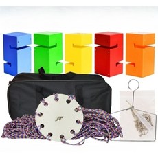 협동 블록 쌓기 수련회 단체게임 야유회 교회 워크샵, 색상 10개 (색상 랜덤), 1개