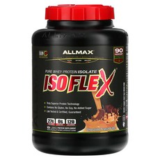 올맥스 아이소플렉스 100프로 울트라 퓨어 분리 유청 단백질(WPI 이온 충전 입자 여과) 초콜릿 땅콩버터 5lbs(2.27kg), 1개, 2.27kg