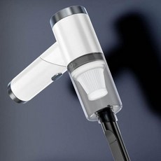 미니 차량 파워 간편한 휴대용 청소기 접이식 에어건, 상세페이지 참조, 블랙