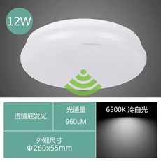 회전 에너지 에어컨 절약팬 천정에어컨 실링팬, 1, W. 분리형 갓 12W 음성광 제어