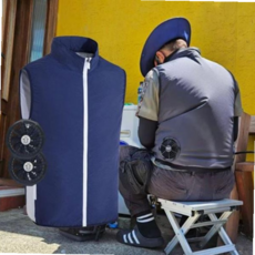 냉감조끼 빅팬 12830 선풍기조끼 DD 쿨조끼 선풍기옷 KC인증 냉