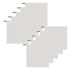 송월타월 컬러풀링 30수 고리 핸드타올 35g, 아이보리, 10개