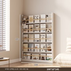 슬림 벽선반 책장 책꽂이 진열 수납 선반형 거실 침실 인테리어, 1단, X_120cm 폭 3층 소나무