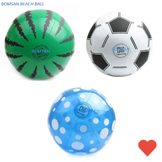 물놀이용품 4 컬러 비치볼, 수박