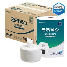크리넥스 45346 센터풀 에어셀 점보롤 화장지 230m (1겹) 12롤 1박스, 12개입