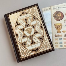 MORNING GLORY 經典魔法書造型筆記本, 1個